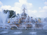 Basin of Latona Fountain at the Palace of Versailles Lámina fotográfica