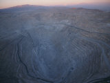 Aerial View of Chuquicamata, the Worlds Largest Copper Mine Photographic Print by Joel Sartore