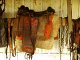 Riding Tack at the Fazenda Barranco Alto Photographic Print by Nicole Duplaix