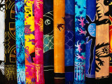 Batik Sarongs for Sale, Senggigi, Lombok, West Nusa Tenggara, Indonesia Photographic Print by Richard I'Anson