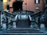 Marble Renaissance Staircase in Spoleto, Spoleto,U mbria, Italy Photographic Print by Jeffrey Becom