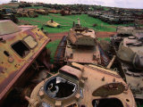 Tank Graveyard on City Outskirts, Asmara, Eritrea Photographic Print by Mason Florence