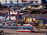 Boats Moored at Casco Viejo, the Old Colonial Quarter, Panama City, Panama Photographic Print by Alfredo Maiquez