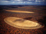 Aerial of Salt Pans Near Denham, Monkey Mia National Park, Western Australia, Australia Lámina fotográfica por Richard I'Anson