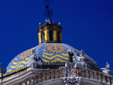 The 18th Century Tiled Dome of the Church of Puebla, Puebla, Mexico Photographic Print by Jeffrey Becom