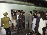 Subway Station, Tokyo, Japan Lámina fotográfica