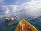 Relaxing in a Canoe Photographic Print