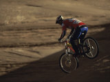 Mountain Biking Downhill Photographic Print