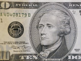 A Close View of a Ten Dollar Bill Photographic Print by Joel Sartore