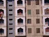 High-Rise Housing Facade, Mary, Mary, Turkmenistan Photographic Print by Jane Sweeney