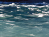 Aqua Blue Waves Photographic Print by Skip Brown