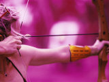 Female Archer Taking Aim Photographic Print