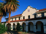 Kelso Railroad Depot and Visitors Centre in Mojave National Preserve, California, USA Photographie par Stephen Saks