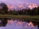 Mountains and Lake, Grand Teton National Park, WY Photographie par Russell Burden