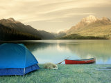 Bowman Lake, Glacier National Park Photographic Print by Wiley & Wales 