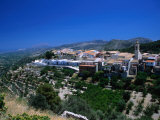 Hilltop Town Near Denia on the Costa Blanca or White Coast of Spain, Valencia, Spain Photographie par Johnson Dennis
