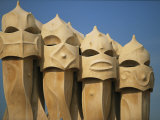 The Gaudi Designed Building Casa Mila, Aka La Pedrera, Built in 1905 Photographie par Michael Melford