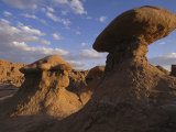 View of Rock Formations in Goblin Valley at Twilight Photographie par Bobby Model