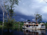 Amazon Riverboat Near Porto Velho, Porto Velho, Rondonia, Brazil Photographic Print by Jane Sweeney