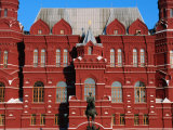 State History Museum and Equestrian Statue of Marshall Zhukov, Moscow, Russia Photographic Print by Jonathan Smith