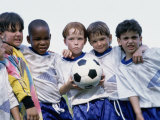 Portrait of a Soccer Team Photographie