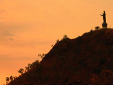 Christ Statue at Dusk, Dili, East Timor Photographic Print by John Banagan