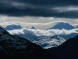 Mountains on Swiss-Italian Border, South of Livigno, Swiss NP, Engadine Valley, Zernez, Switzerland Photographic Print by Martin Moos