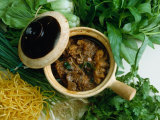 Thai Curry in Clay Pot, Melbourne, Victoria, Australia Fotografie-Druck von John Hay