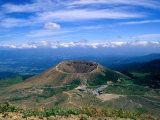 Crater of Zuma-Kofuji (Azuma's Little Mt. Fuji) on Bandai-Azuma Skyline, Fukushima, Japan Photographic Print by Martin Moos
