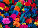 Paper Floral Garlands, Rajasthan, India Photographic Print by John Hay