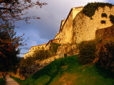 Old Hilltop Town Ramparts at Sunset, Buzet, Croatia Photographic Print by Wayne Walton