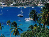 Yachts in Harbour, Port Elizabeth, St. Vincent & the Grenadines Photographie par Wayne Walton