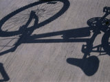 Shadow of a Bicycle Photographie