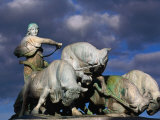Gefion Fountain, Copenhagen, Denmark Photographic Print by Anders Blomqvist