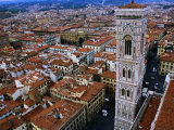 Campanile and Other Buildings Seen from Duomo Dome, Florence, Italy Photographic Print by Juliet Coombe