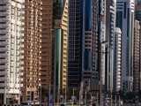 Contemporary Buildings, Sheik Zayed Rd, Dubai, United Arab Emirates Photographic Print by Phil Weymouth