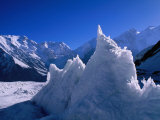 Ice Ridge on Tirich Glacier in Hindu Kush Range, Tirich Mir, Pakistan Photographic Print by Grant Dixon