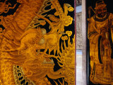 Chinese Paintings on Doors of Thian Hock Keng Temple, Singapore Photographic Print by Glenn Beanland