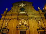 Baroque Facade of Chiesa Di San Gaetano at Dusk, Florence, Tuscany, Italy Photographic Print by Glenn Beanland