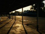 Empty Early Morning Street, Dimboola, Australia Photographic Print by Paul Sinclair