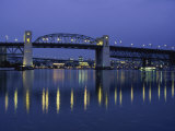 Burrard Street Bridge, Vancouver, Canada Photographic Print
