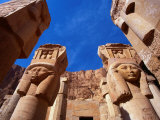 Queen Hatshepsut's Mortuary Temple (Deir Al-Bahri), West Bank, the Nile Valley, Luxor, Egypt Photographic Print by John Borthwick