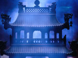 Shrine Clouded in Incense Smoke, Baiyun Guan (White Cloud Temple) Bejing, China Photographic Print by Phil Weymouth