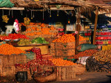 Vegetable and Fruit Stand, Sharm El-Sheikh, Egypt Photographic Print by John Elk III