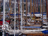 Charter Boats in Marina, Bodrum, Turkey Photographie par Peter Ptschelinzew