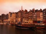 Morning at Vieux Bassin, Honfleur, Basse-Normandy, France Photographic Print by Diana Mayfield