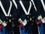Row of Royal Palace Guards in Uniform, Copenhagen, Denmark Photographie par Jon Davison