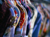 Second Hand Shirts for Sale from Shop on Melrose Avenue, Los Angeles, California, USA Photographic Print by Ray Laskowitz