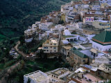Exterior of Mausoleum and Other Buildings, Moulay Idriss, Morocco Photographic Print by Frances Linzee Gordon