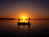 Bonefishing at Sunset, USA Photographie par Lee Foster